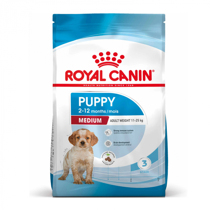 Hrana uscata pentru caini Royal Canin Medium Puppy 4 kg