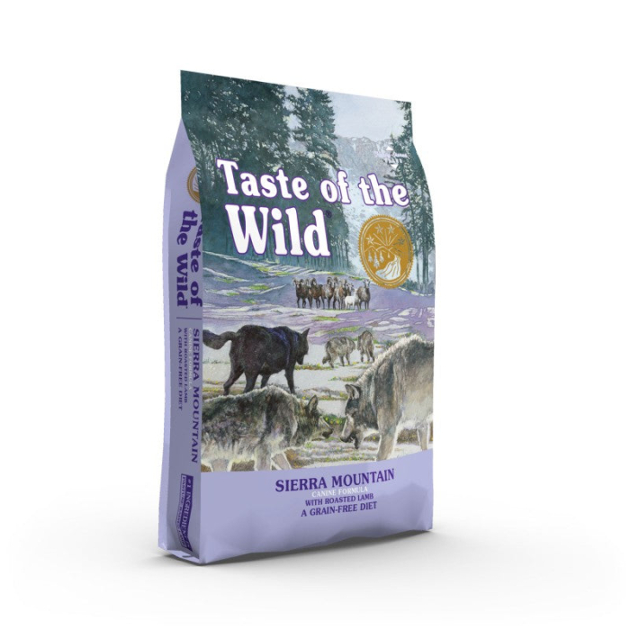 Hrana uscata pentru caini Taste Of The Wild Sierra Mountain, Miel, fara cereale, 2kg