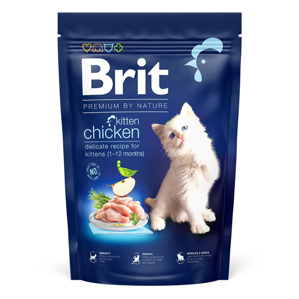 Hrana uscata pentru pisici Brit Premium By Nature Kitten, Chicken, 1.5Kg 1.5kg