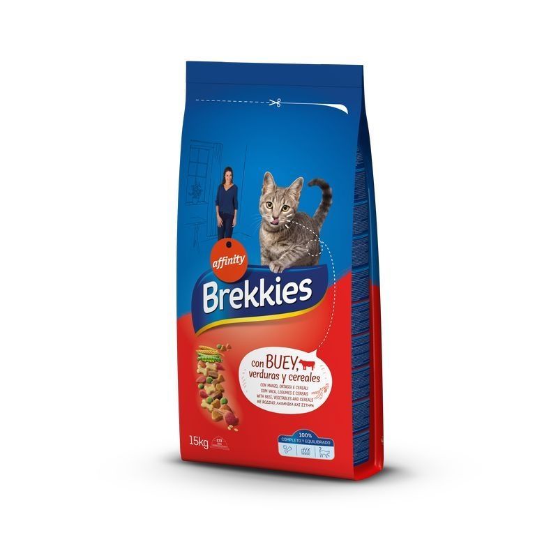 Hrana uscata pisici, Brekkies Excel Cat Mix Vita, 15 kg