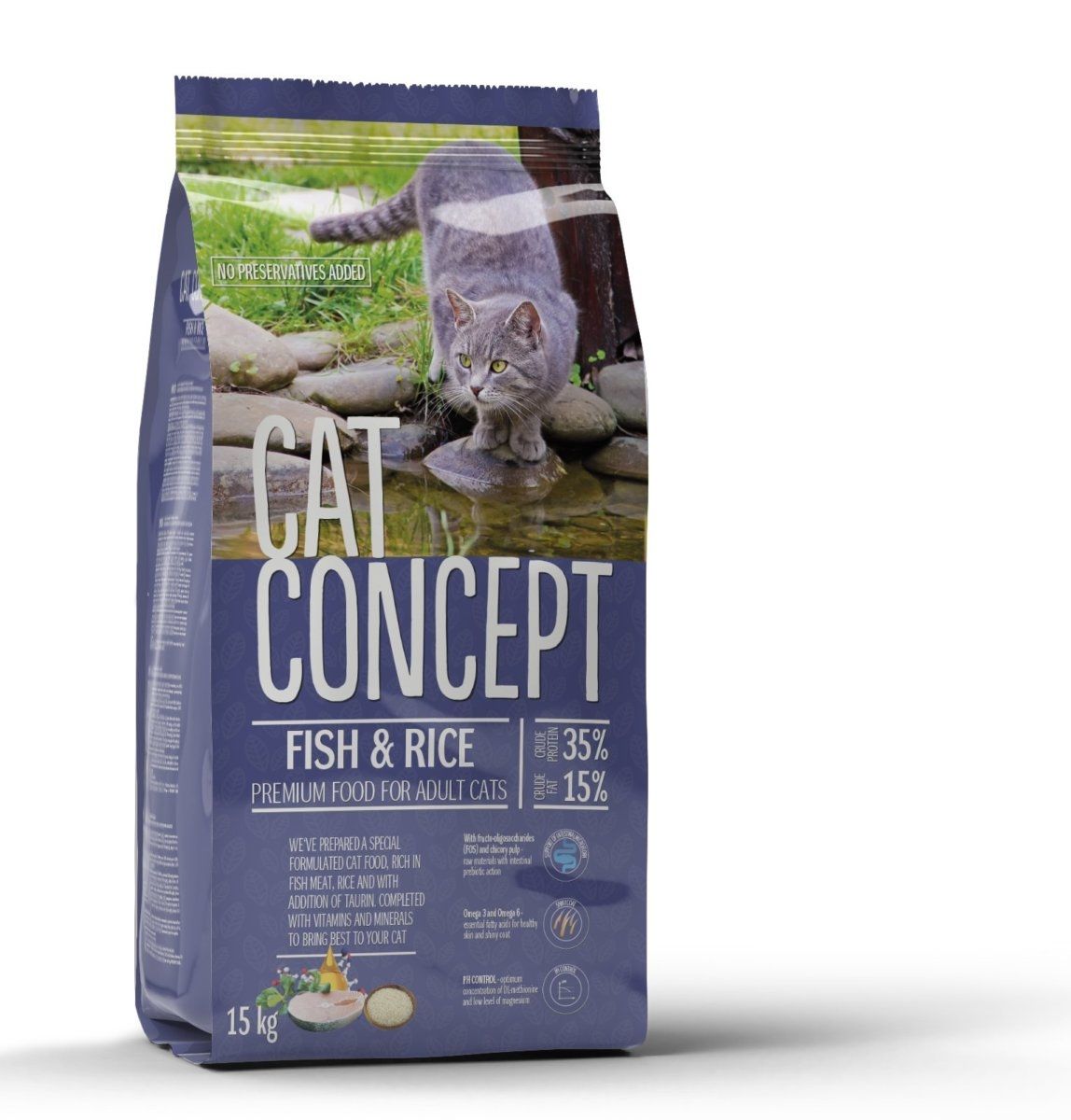 Hrana uscata pisici, CAT CONCEPT Fish, 1.5 kg