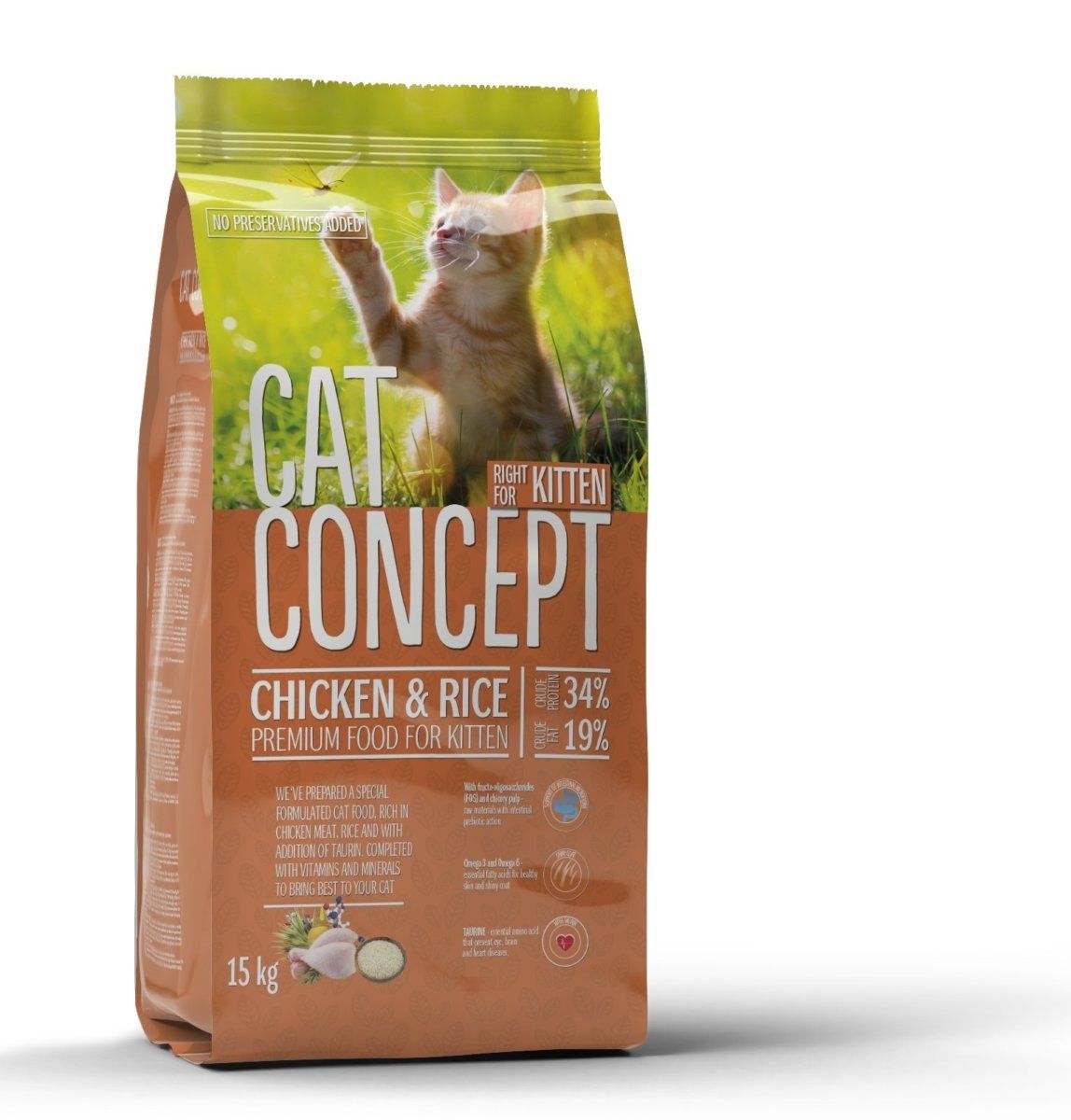 Hrana uscata pisici, CAT CONCEPT Kitten, 1.5 kg
