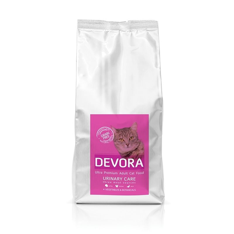 Hrana uscata pisici, Devora Cat Grain Free Urinary Turkey, Chicken & Duck, 7.5 kg