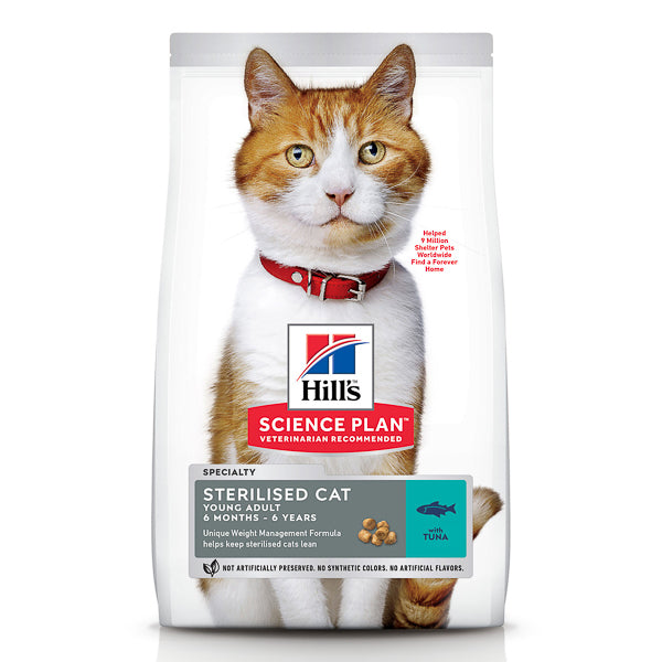 Hrana uscata pisici, Hill's SP Feline Adult Sterilised Tuna 1.5 kg 1.5kg