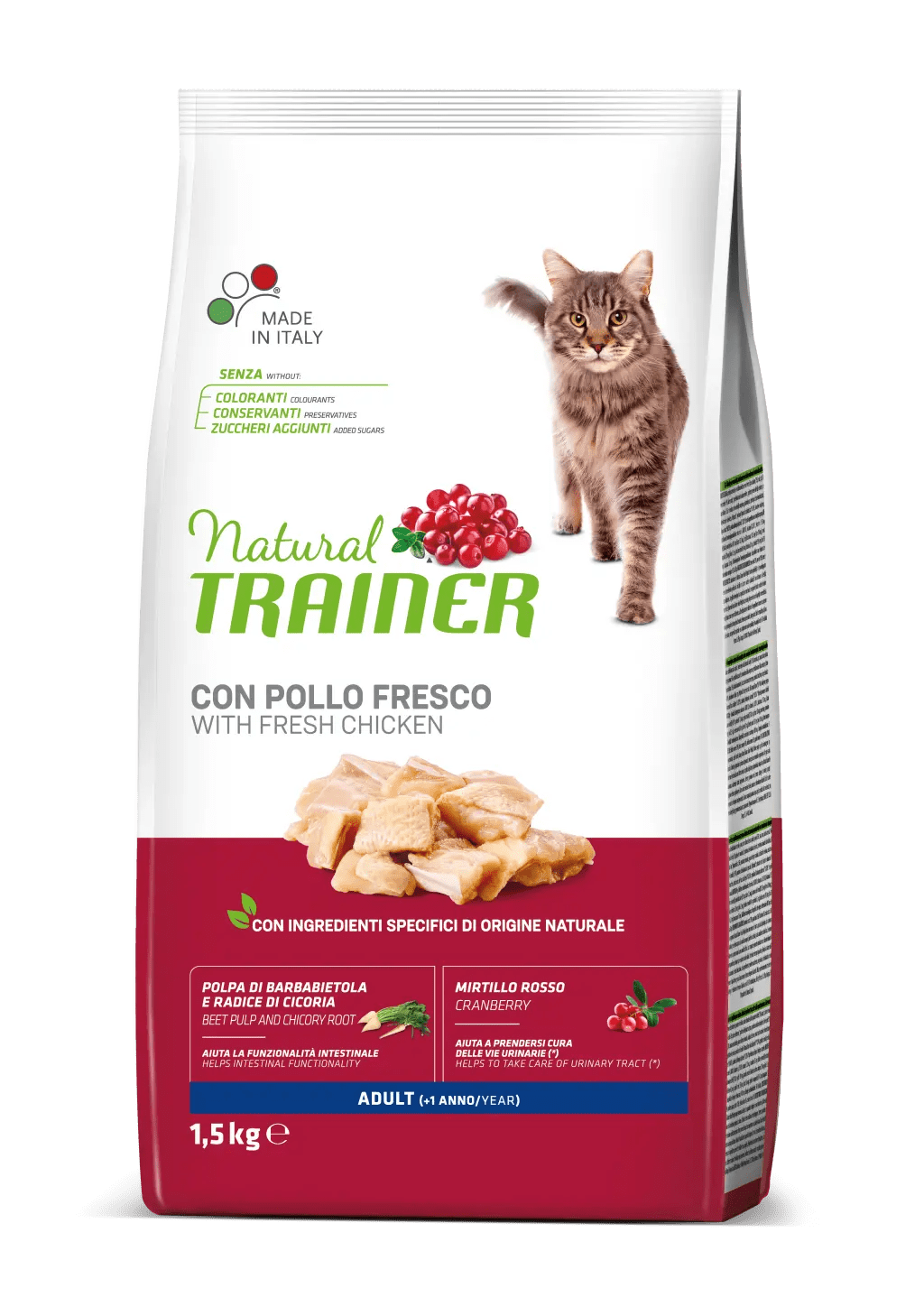 Hrana Uscata Pisici, Natural Trainer, Pui, 1.5 kg