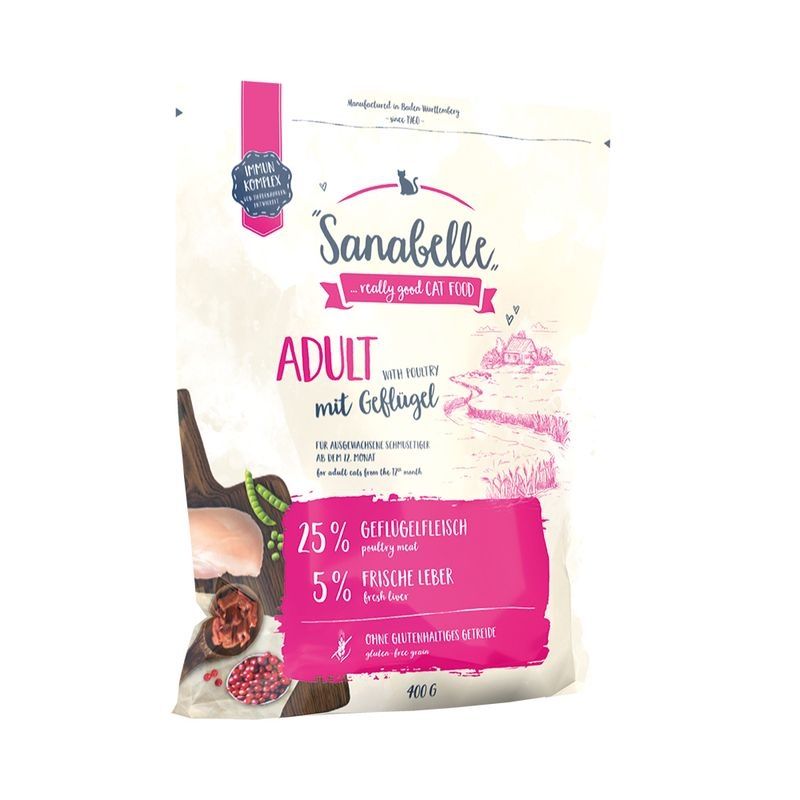 Hrana uscata pisici, Sanabelle Adult, Pui, 400 g