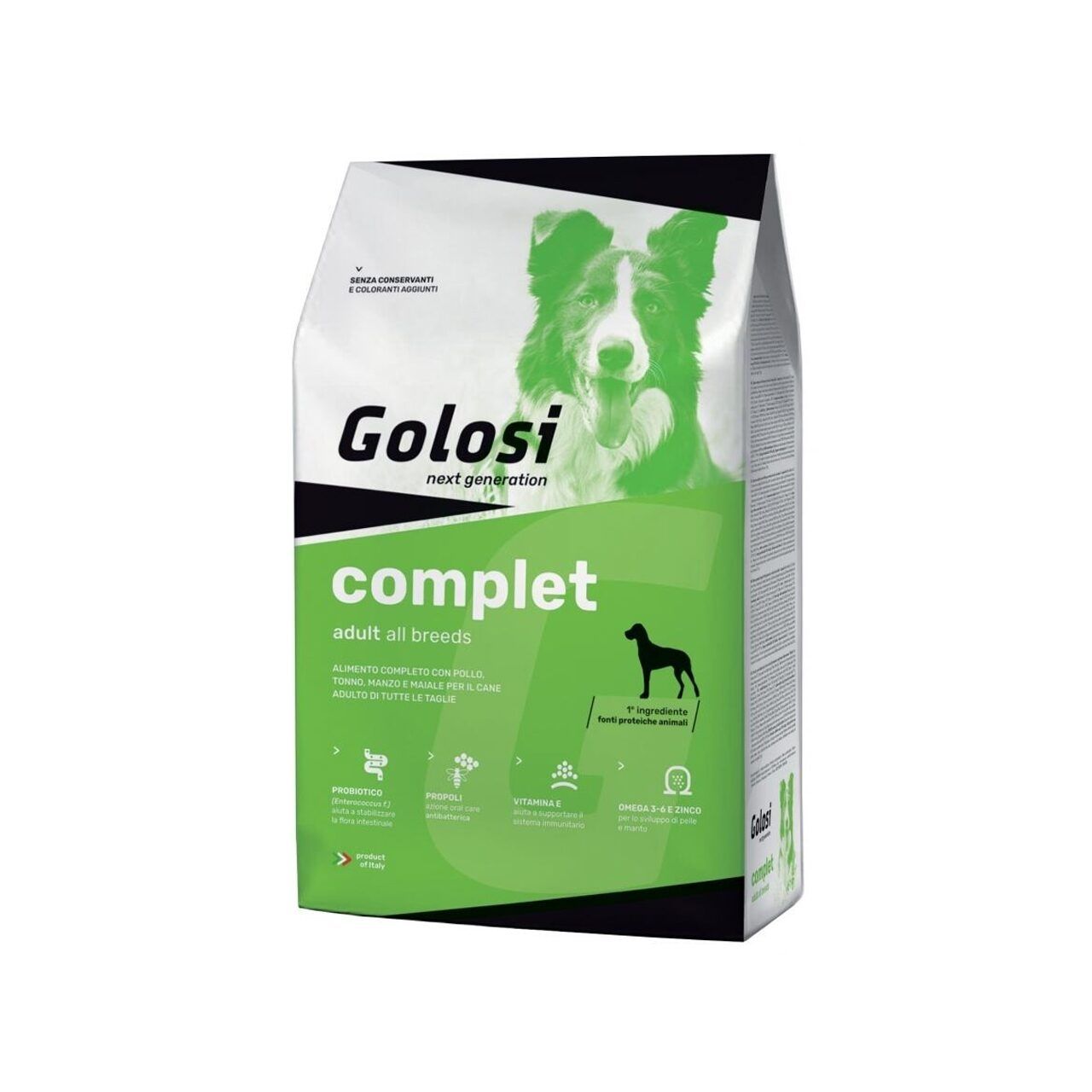 Hrana uscata premium caini, Golosi Dog Complet Adult All Breeds, 12 kg