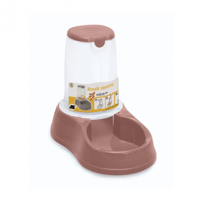 Hranitor automat Stefanplast Break Roz 1,5 L
