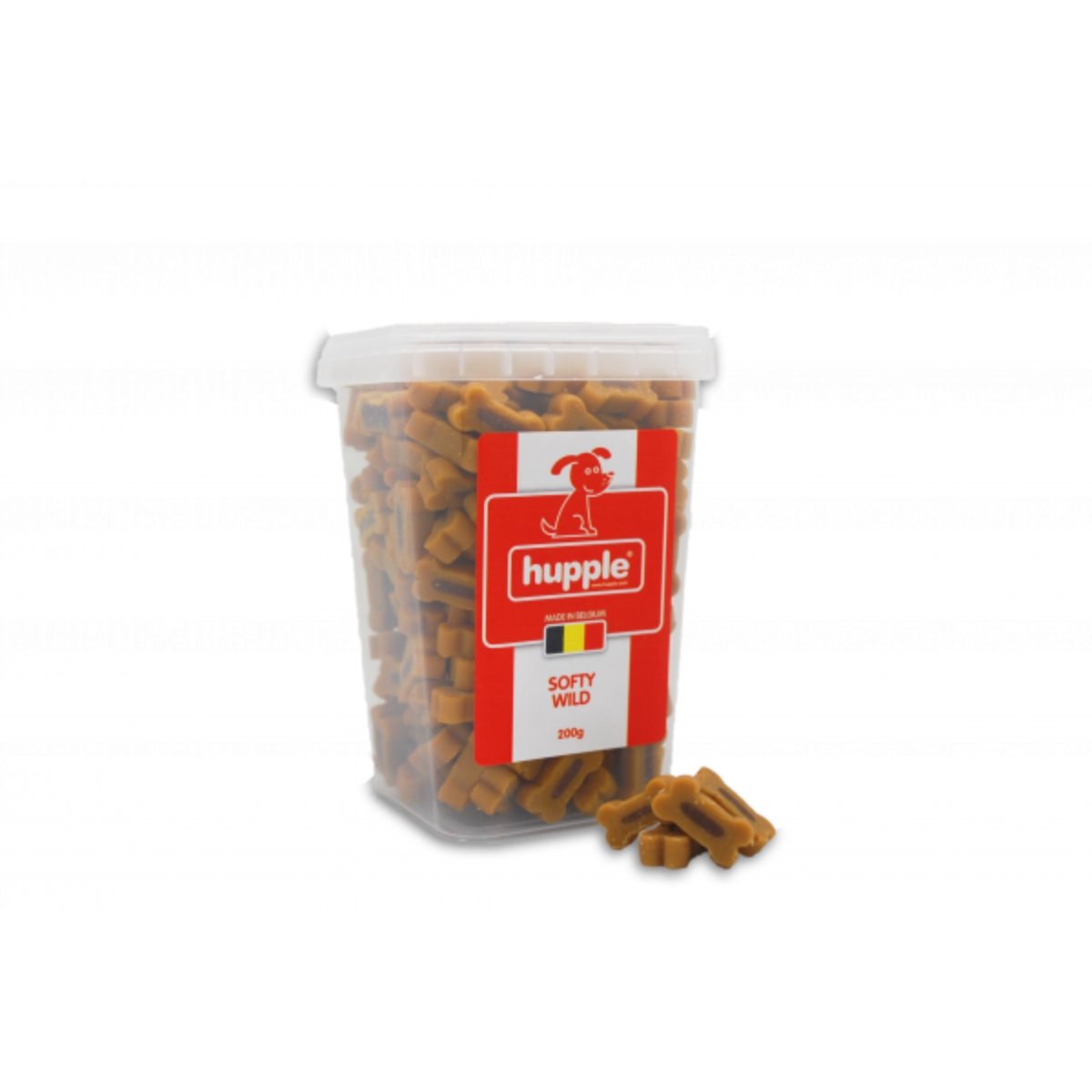 HUPPLE Softy Wild, XS-XL, Pasăre și Vânat, cutie recompense câini, 200g - poza 2