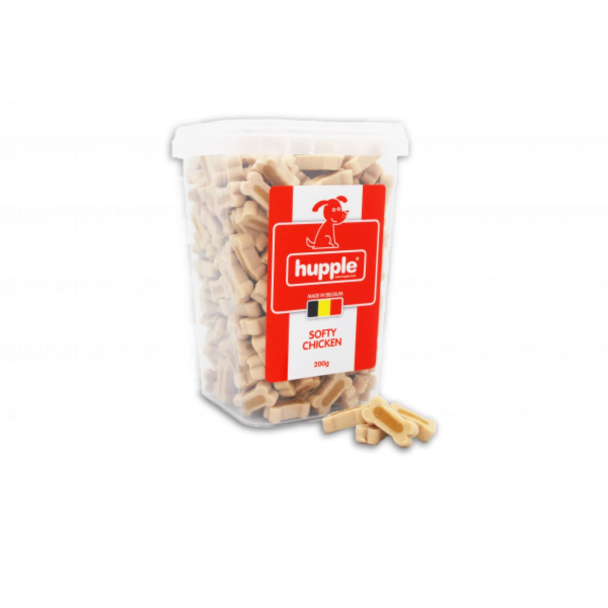 HUPPLE Softy, XS-XL, Pui, cutie recompense câini, 200g - poza 2