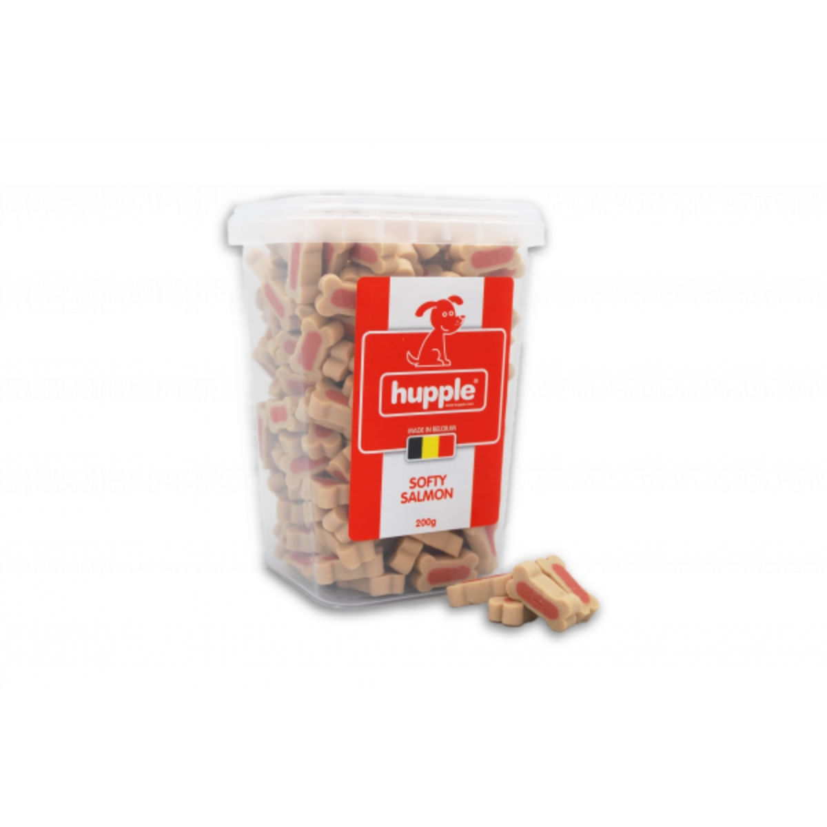 HUPPLE Softy, XS-XL, Somon, cutie recompense câini, 200g - poza 2