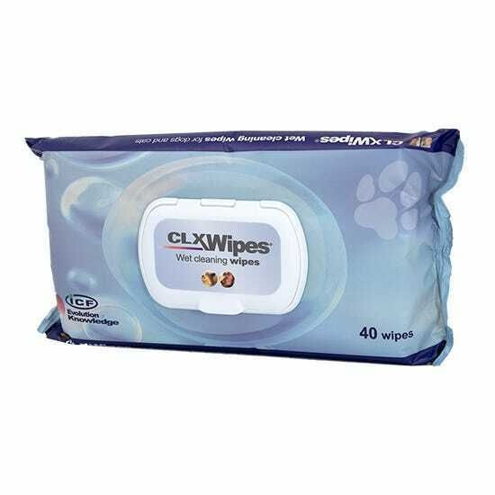 ICF CLX, șervețele umede câini și pisici, antibacteriene, cutie, 40buc - poza 1