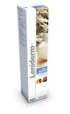 ICF Leniderm, spumă câini, fără clătire, calmantă, neparfumată, flacon, 200ml - poza 2