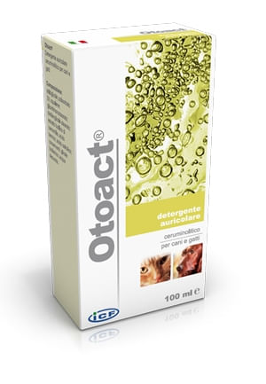 ICF Otoact, XS-XL, soluție igiena urechilor câini și pisici, flacon, 100ml - poza 1
