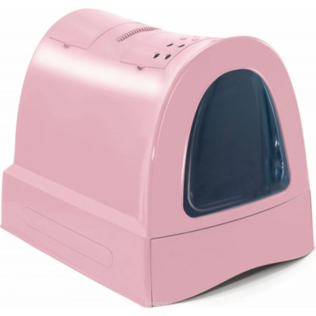 IMAC Zuma, litieră acoperită pisici, roz, 42x56x42.5 cm - poza 2