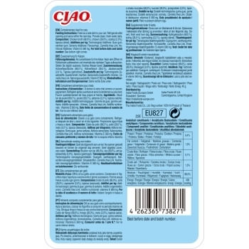 INABA Ciao Broth , Pui și Scoici, plic hrană umedă fără cereale pisici, (în supă), 40g - poza 2
