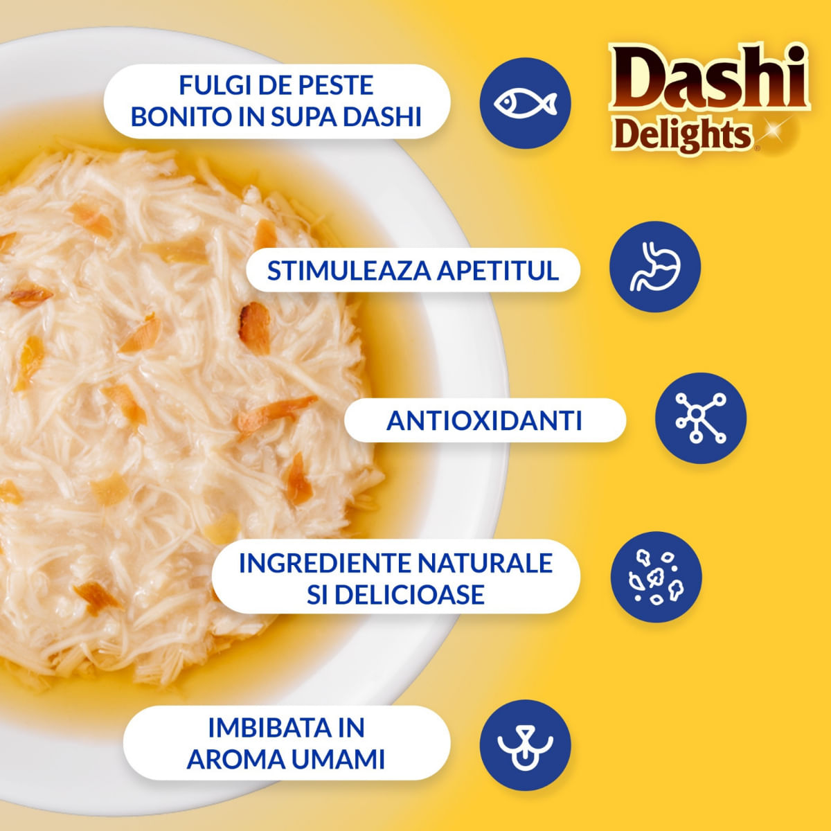 INABA Ciao Dashi, Pui, bol hrană umedă fără cereale pisici, (în sos), 70g - poza 3
