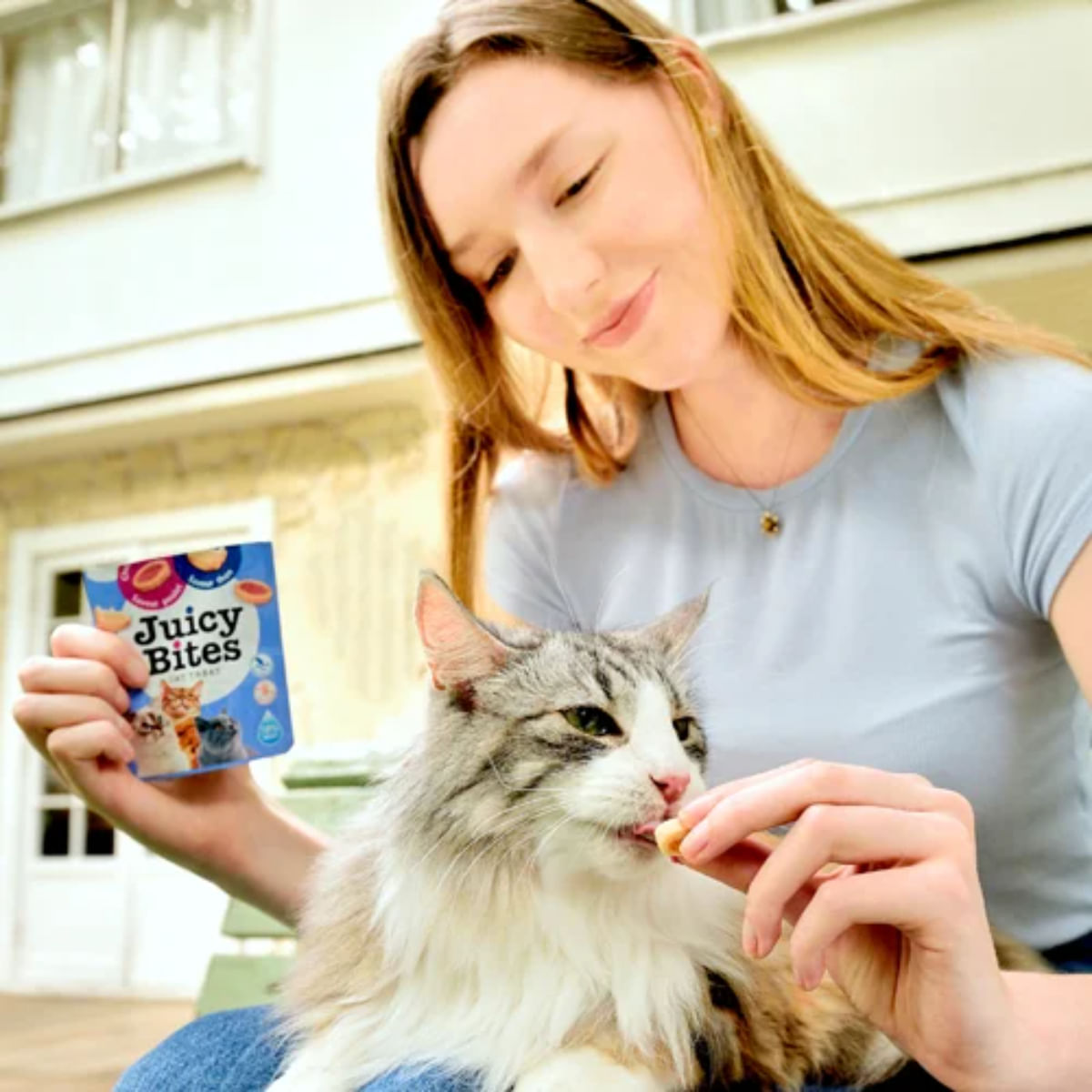 INABA Juicy Bites, Scoici și Crab, plic recompense fără cereale pisici, 33.9g - poza 5