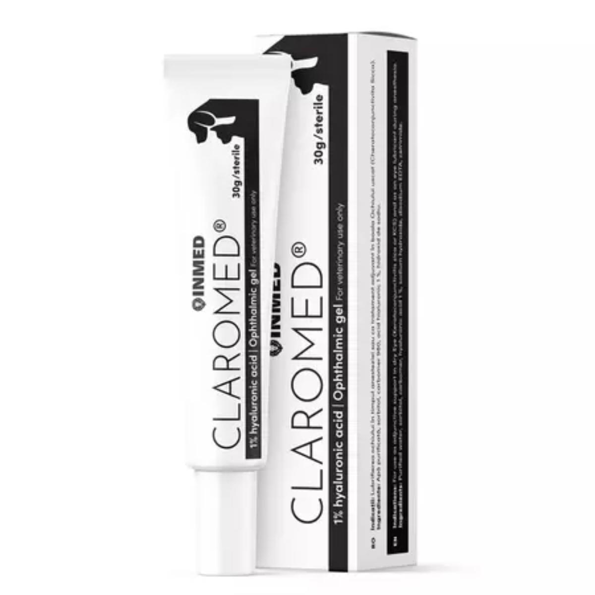 INMED Claromed, supliment oftalmic câini și pisici, gel INMED Claromed, XS-XL, supliment oftalmic câini și pisici, tub, 30g gel - poza 2