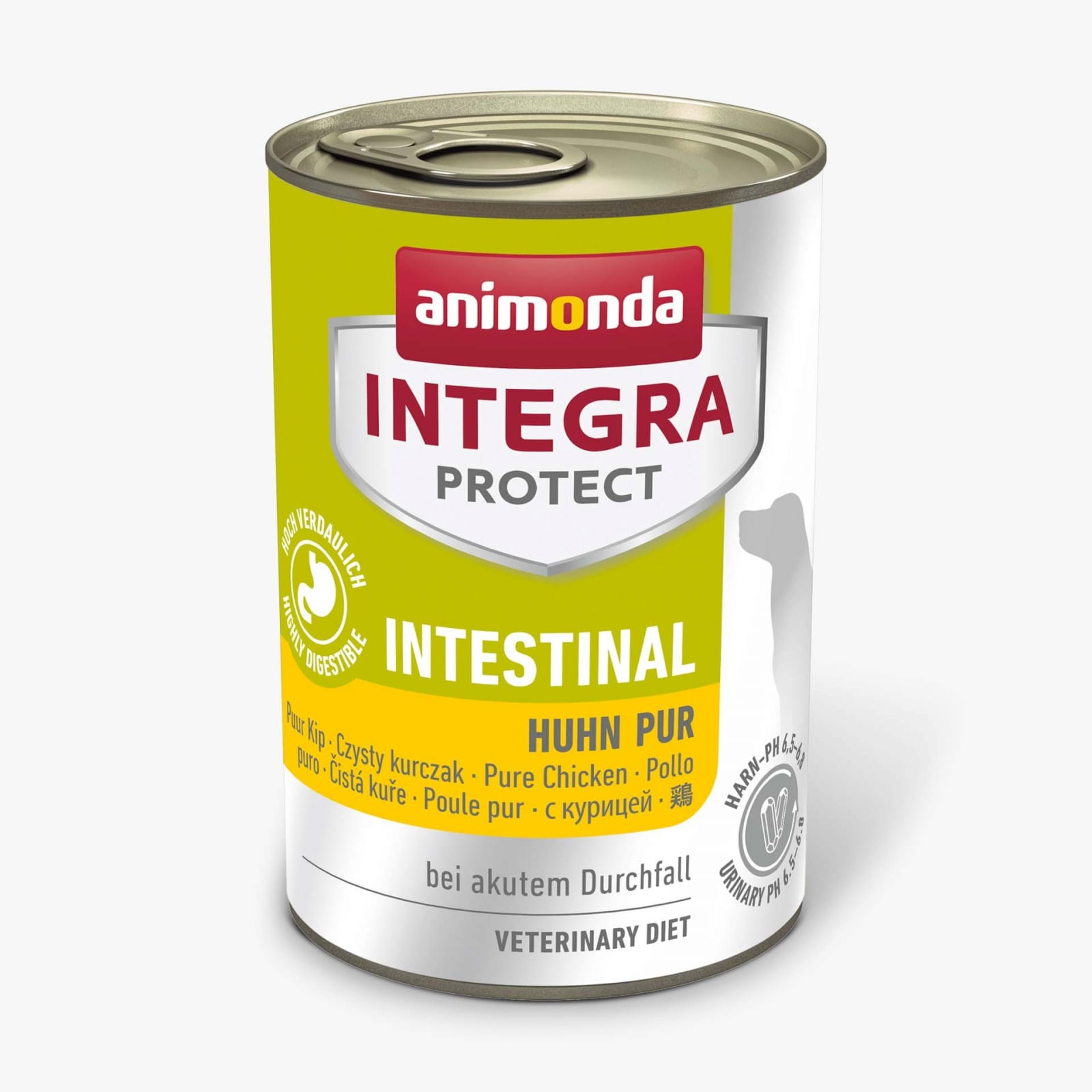 INTEGRA PROTECT Intestinal, XS-M, Pui, dietă veterinară, conservă hrană umedă câini, sistem digestiv, (în aspic), 400g - poza 2