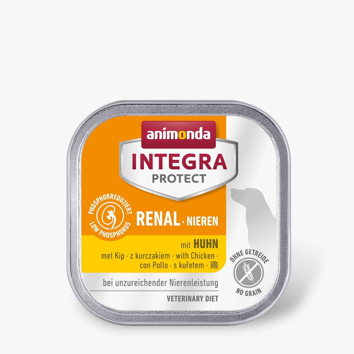 INTEGRA PROTECT Renal, XS-M, Pui, dietă veterinară, tăviță hrană umedă câini, sistem renal, (în aspic), 150g - poza 2