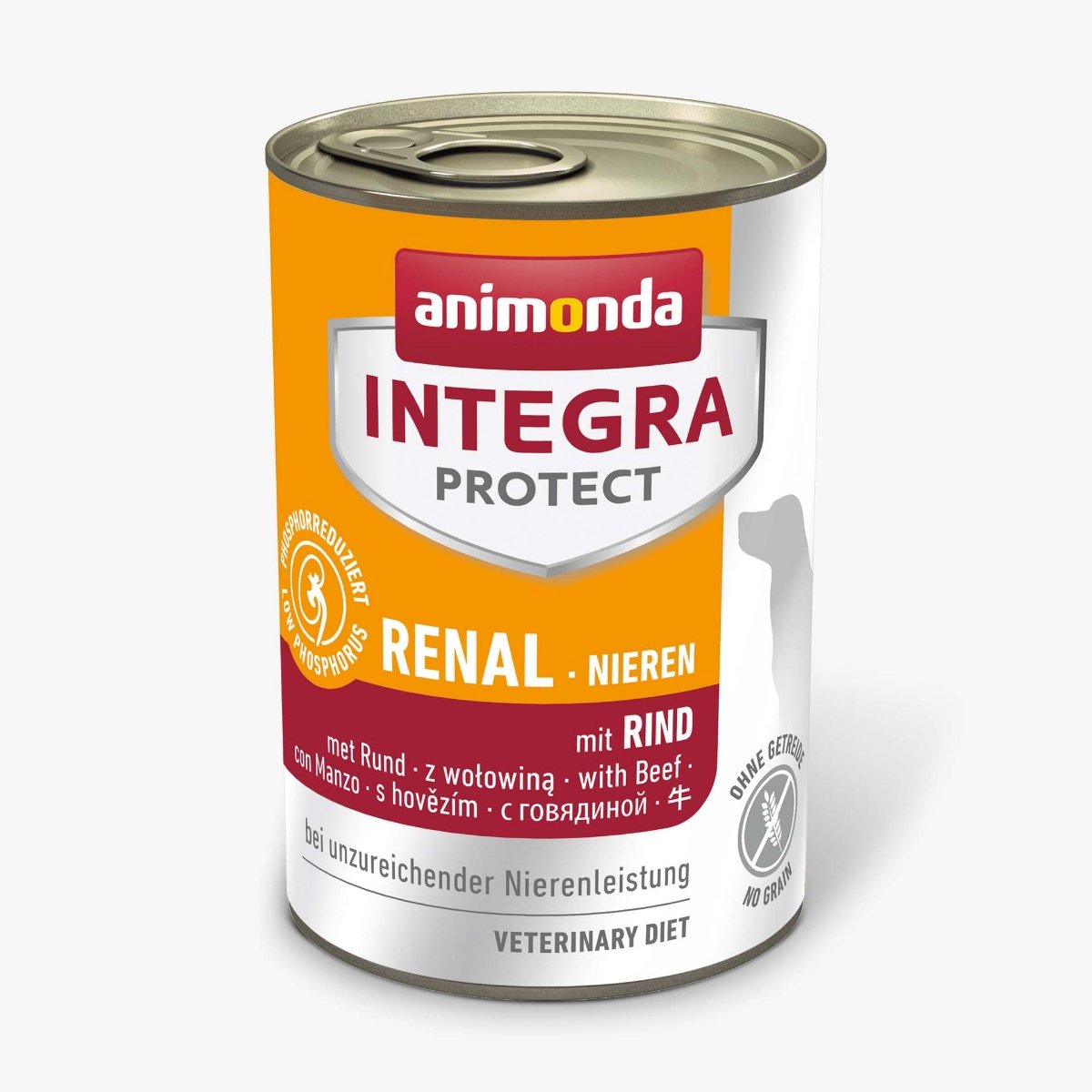 INTEGRA PROTECT Renal, XS-M, Vită, dietă veterinară, conservă hrană umedă câini, sistem renal, (în aspic), 400g - poza 1
