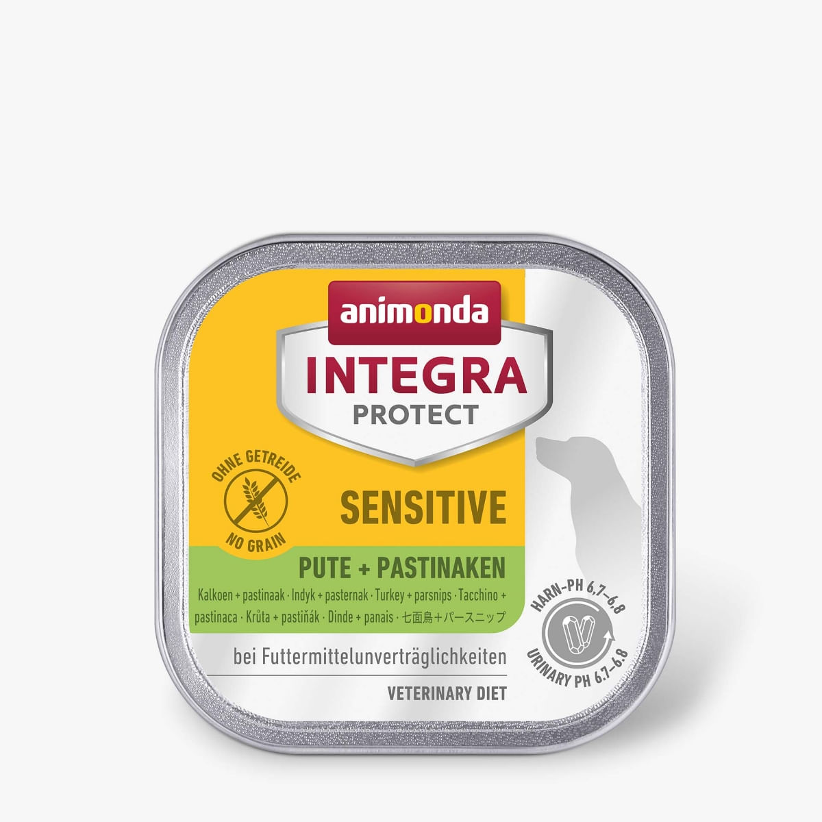 INTEGRA PROTECT Sensitive, XS-S, Curcan, dietă veterinară, tăviță hrană umedă fără cereale câini, alergii, sistem digestiv, (în aspic), 150g - poza 2