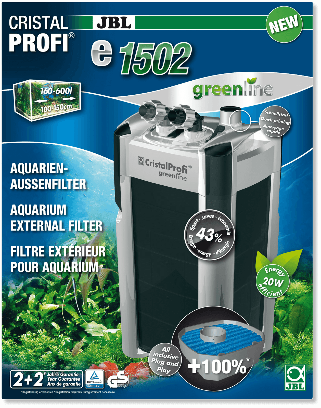 JBL CristalProfi greenline JBL CristalProfi e1502 greenline - poza 3