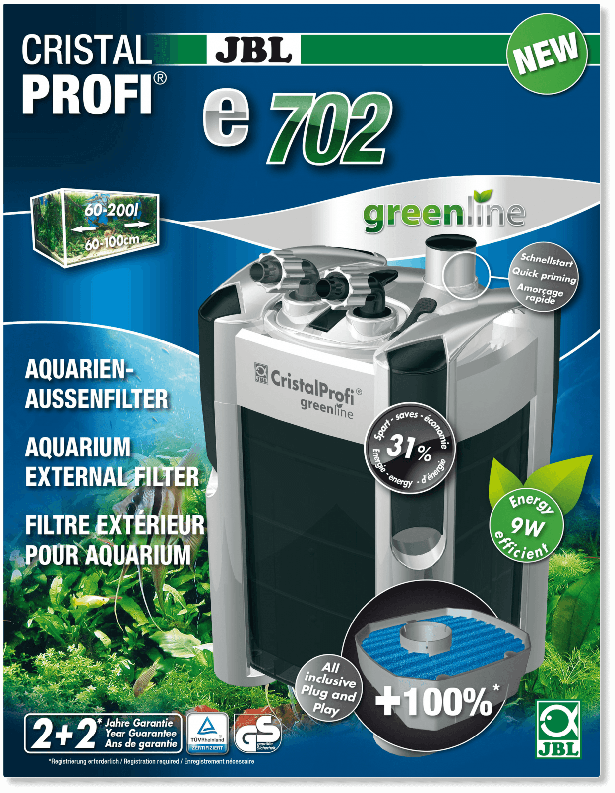 JBL CristalProfi greenline JBL CristalProfi e702 greenline - poza 4