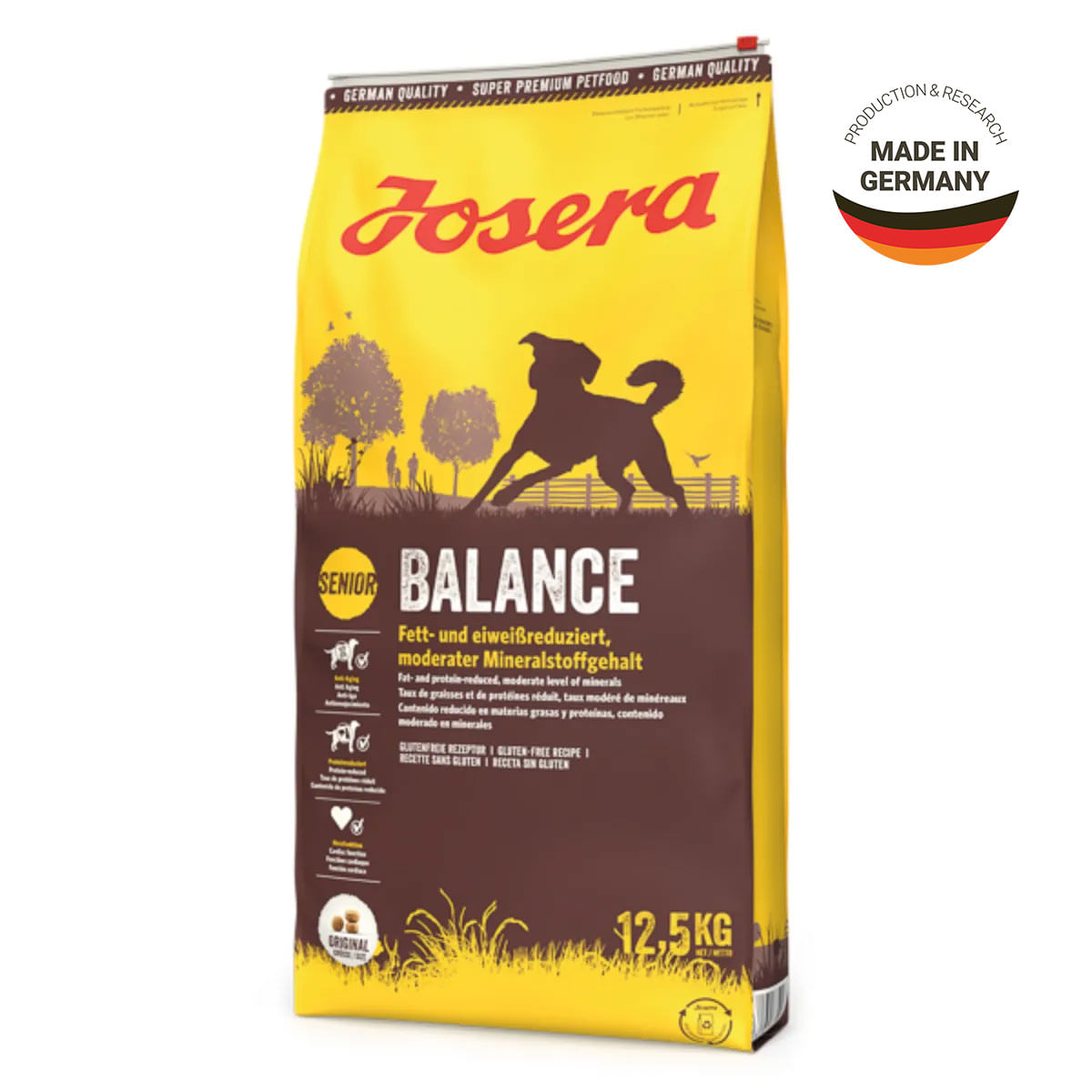 JOSERA Balance, XS-XL, Pasăre, hrană uscată câini senior, 12.5kg - poza 1