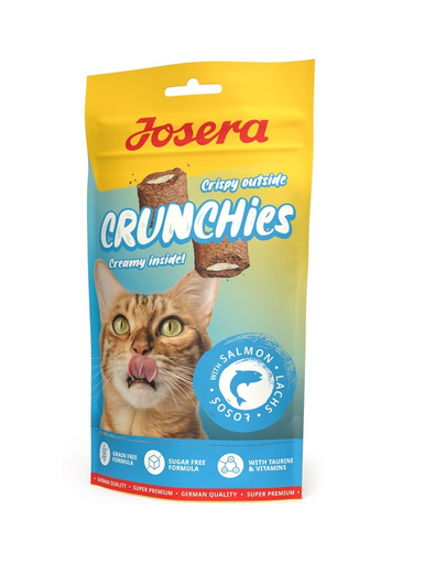 JOSERA Crunchies with Salmon 60 g recompense cu somon pentru pisici