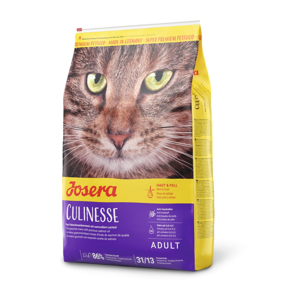 JOSERA Culinesse, Somon, hrană uscată pisici, apetit capricios, piele & blana, 2kg - poza 1