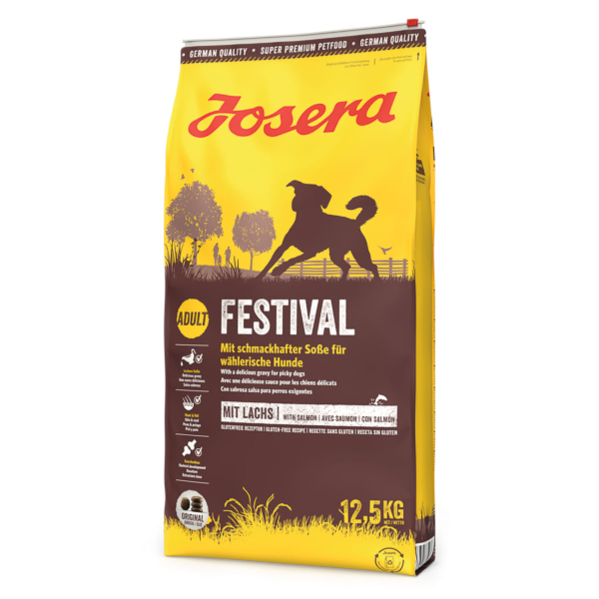 JOSERA Festival, XS-XL, Pasăre și Somon, hrană uscată câini, 12.5kg - poza 2