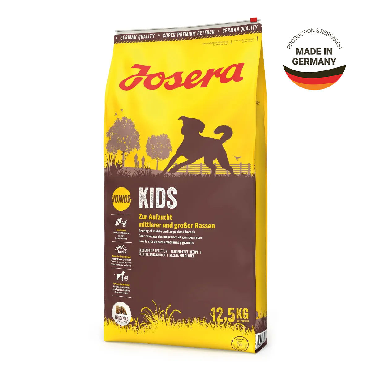 JOSERA Kids, XS-XL, Pasăre, hrană uscată câini junior, 12.5kg - poza 3