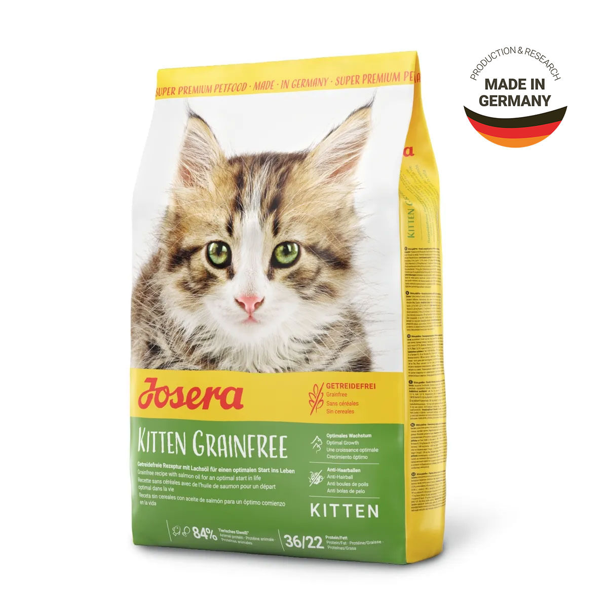 JOSERA Kitten Grainfree, Somon, hrană uscată fără cereale pisici junior, 10kg - poza 3
