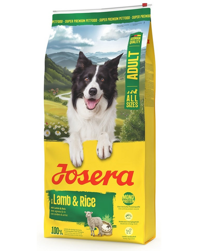 JOSERA Lamb and Rice Adult 12,5kg hrană monoproteică cu miel