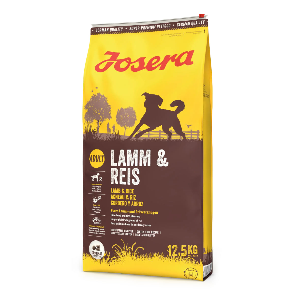 JOSERA Lamb & Rice, XS-XL, Miel și Orez, hrană uscată câini, 12.5kg - poza 2