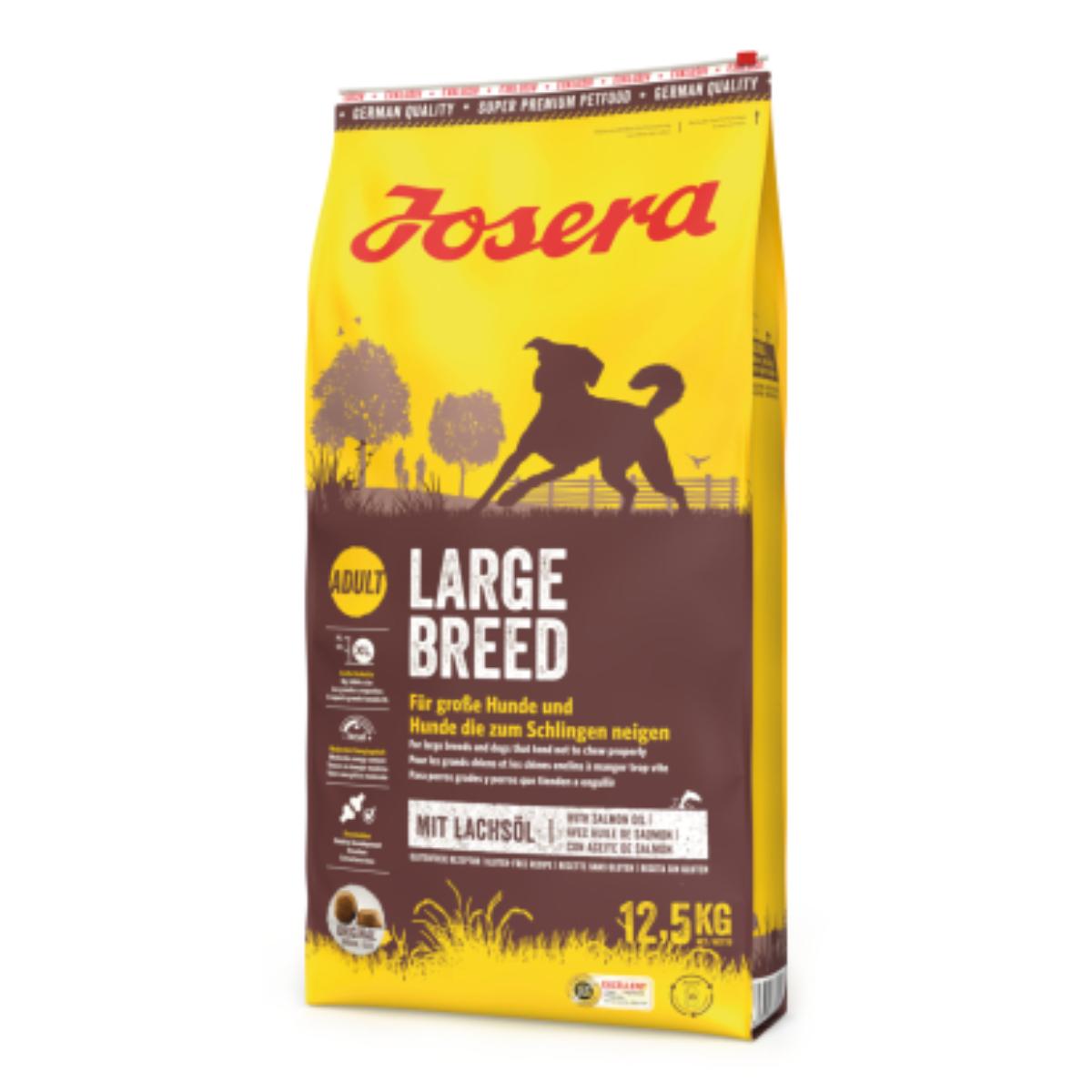 JOSERA Large Breed, L-XL, Pasăre și Somon, hrană uscată câini, 12.5kg - poza 2