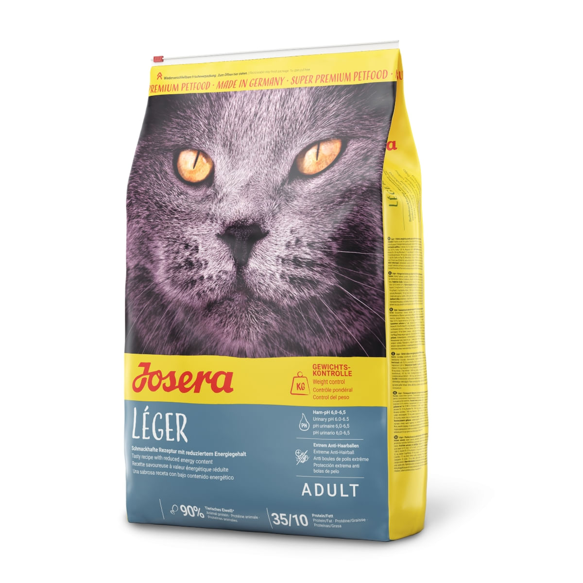 JOSERA Leger, Pui, hrană uscată pisici, metabolism (Obezitate Si Diabet) JOSERA Leger, Pui, hrană uscată pisici, managementul greutății, 10kg - poza 2
