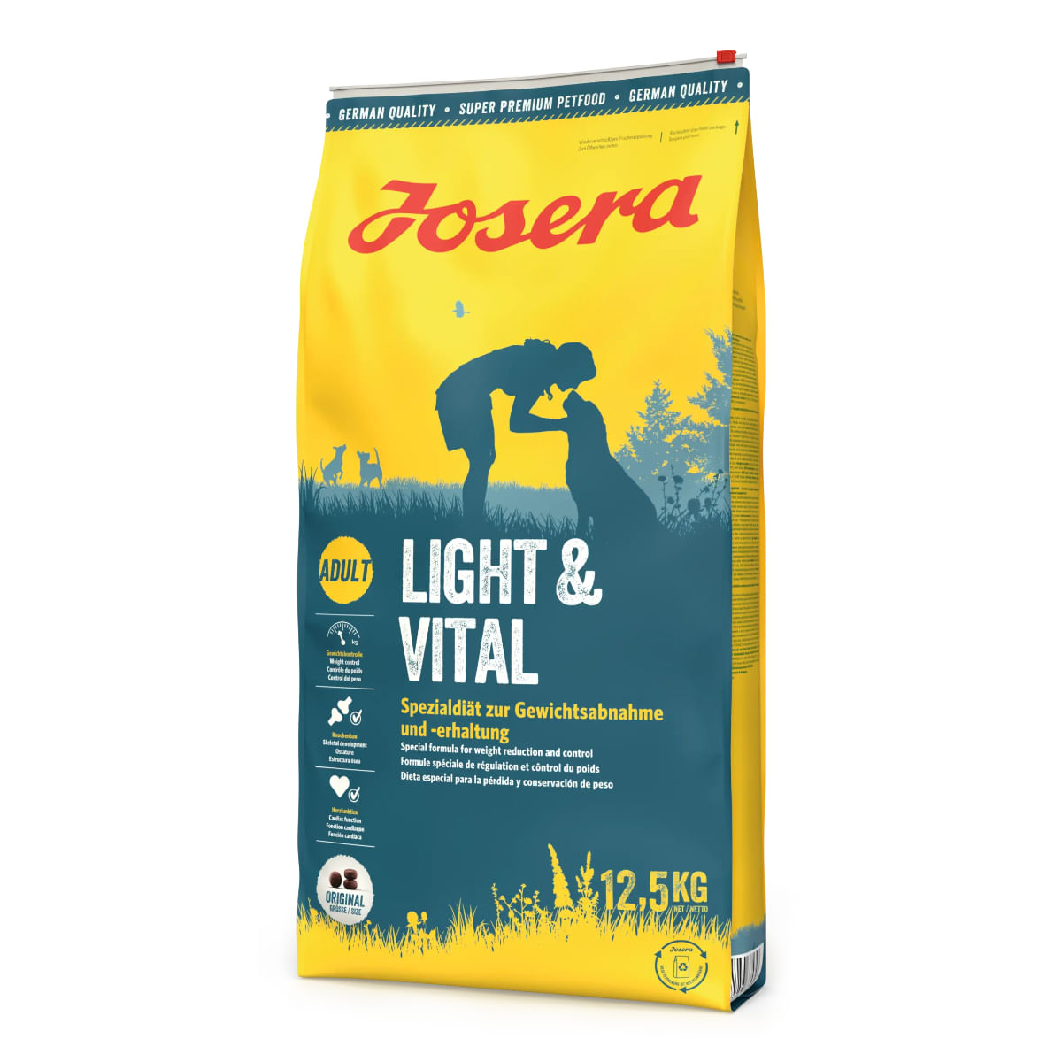 JOSERA Light & Vital, XS-XL, Pasăre, hrană uscată câini, 12.5kg - poza 2
