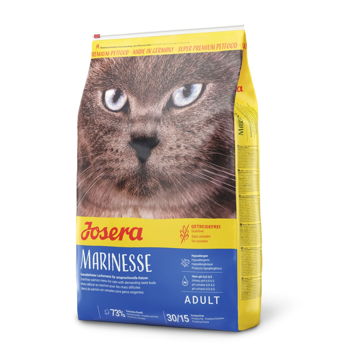 JOSERA Marinesse, Somon, hrană uscată pisici, sistem digestiv & probiotice, 10kg - poza 2