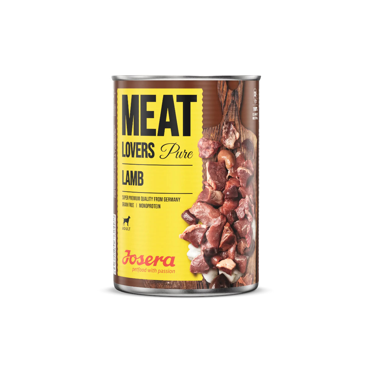 JOSERA Meat Lovers Pure, XS-XL, Miel, conservă hrană umedă monoproteică fără cereale câini, (în sos), 400g - poza 1