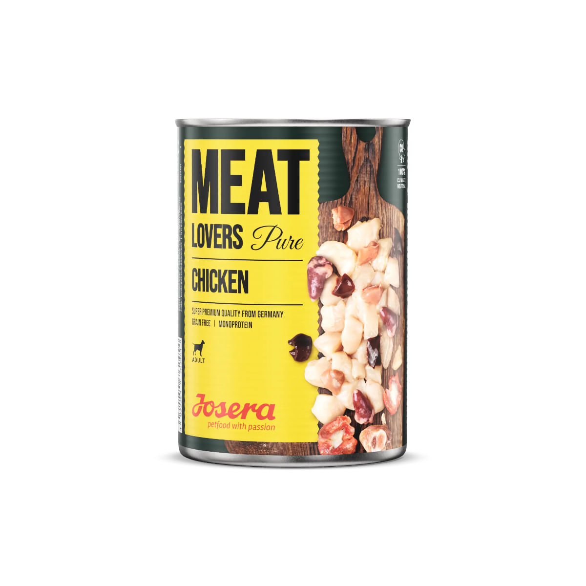 JOSERA Meat Lovers Pure, XS-XL, Pui, conservă hrană umedă monoproteică fără cereale câini, (în sos), bax, 400g x 6buc - poza 2