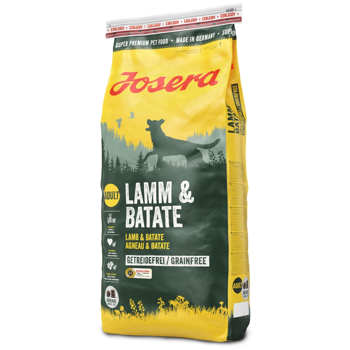 JOSERA Miel & Cartof Dulce, XS-XL, Miel, hrană uscată fără cereale câini, piele & blană, 15kg - poza 2