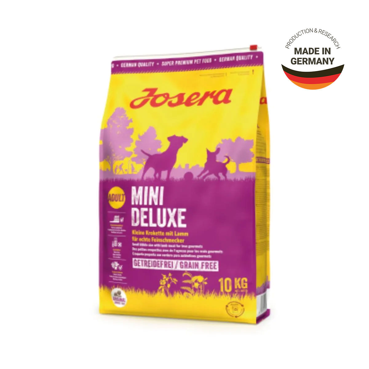 JOSERA Mini Deluxe, XS-S, Miel, hrană uscată fără cereale câini, sensibilități dentare, 10kg - poza 1