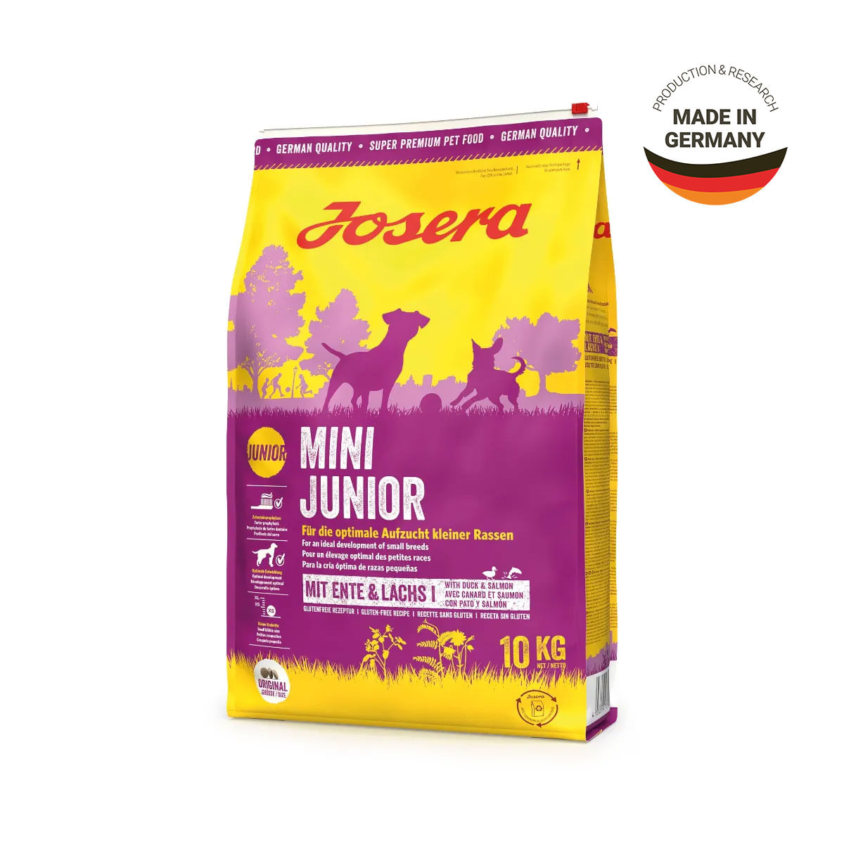 JOSERA Mini Junior, XS-S, Rață și Somon, hrană uscată câini junior, 10kg - poza 1