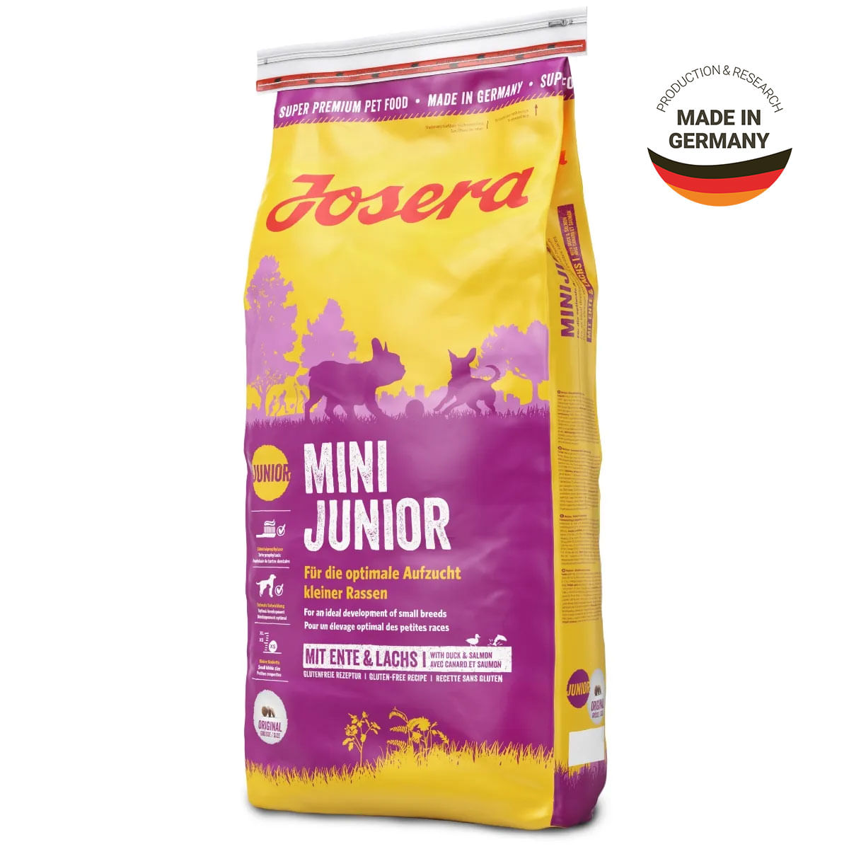 JOSERA Mini Junior, XS-S, Rață și Somon, hrană uscată câini junior, 15kg - poza 3