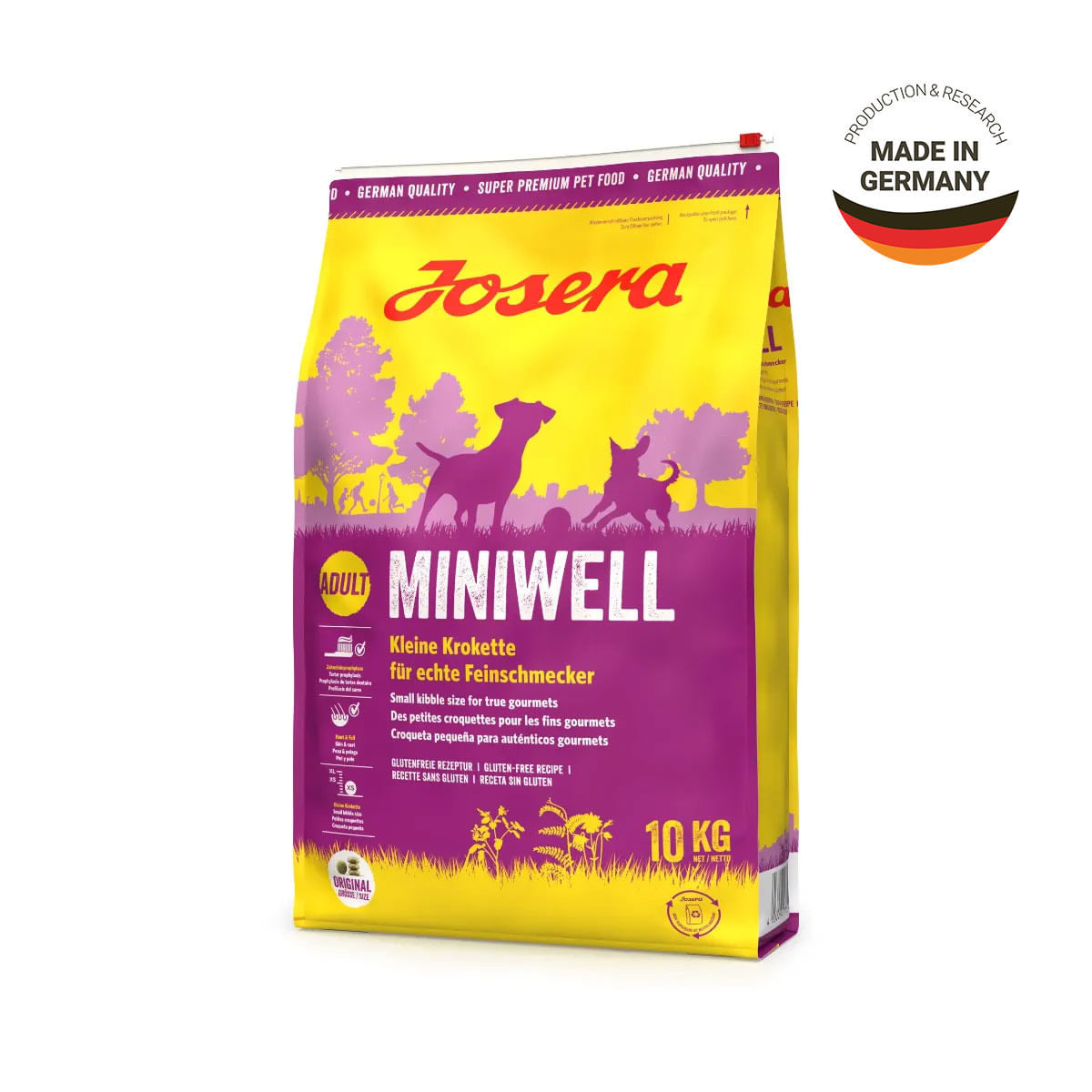 JOSERA Mini Well, XS-S, Pasăre, hrană uscată câini, sensibilități dentare, piele & blană, 10kg - poza 1