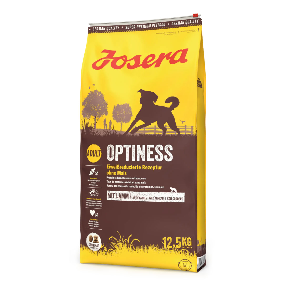 JOSERA Optiness, M-XL, Pasăre, hrană uscată câini, apetit capricios, 12.5kg - poza 2