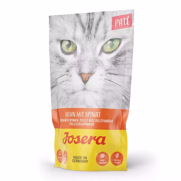 Josera Paté Chicken with Spinach, 16x85 g